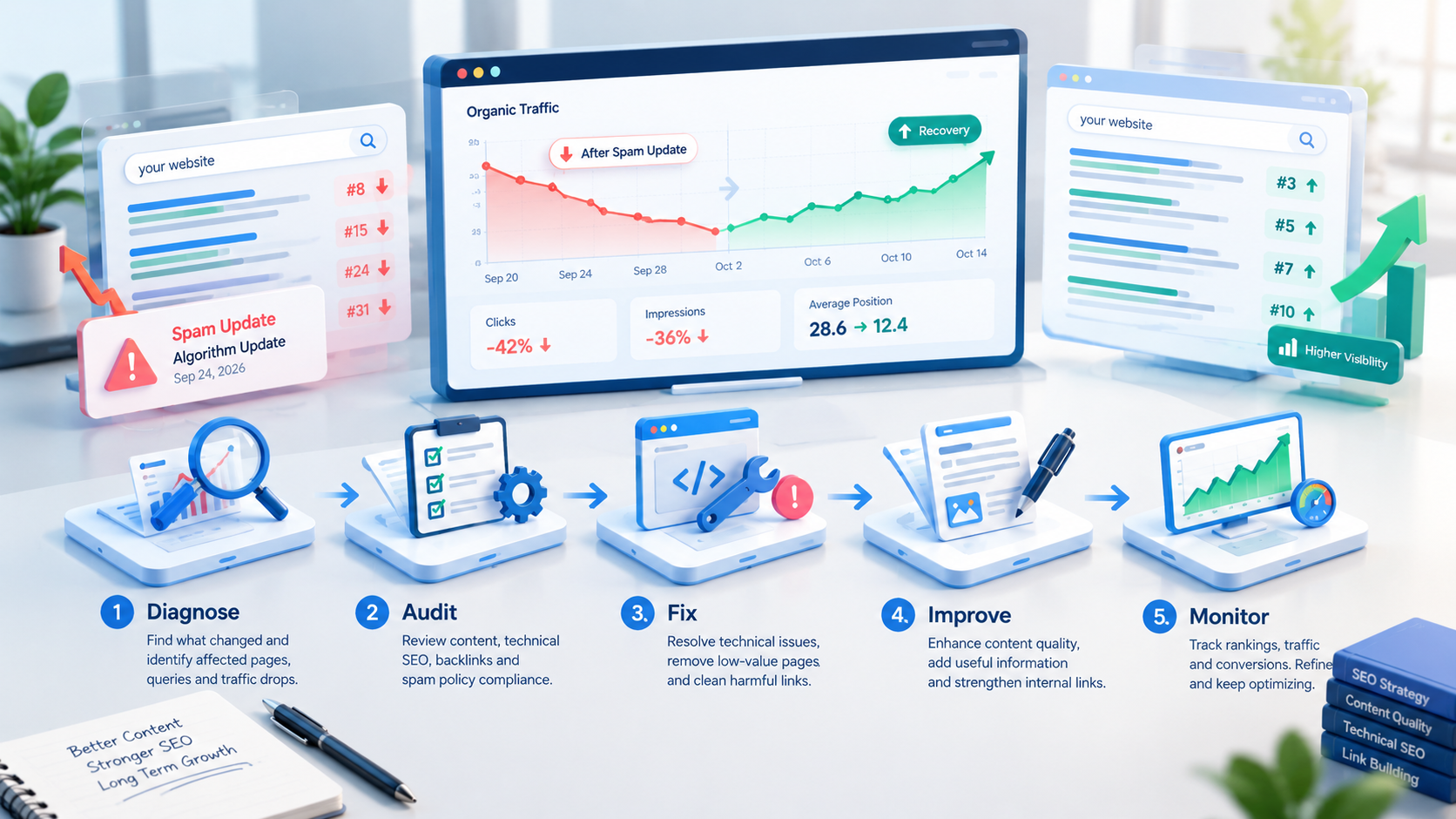 SEO Recovery Roadmap After Spam Update